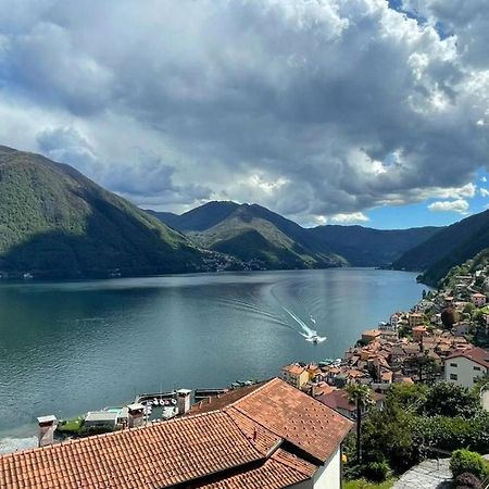 Lake View Apartment Argegno Bagian luar foto