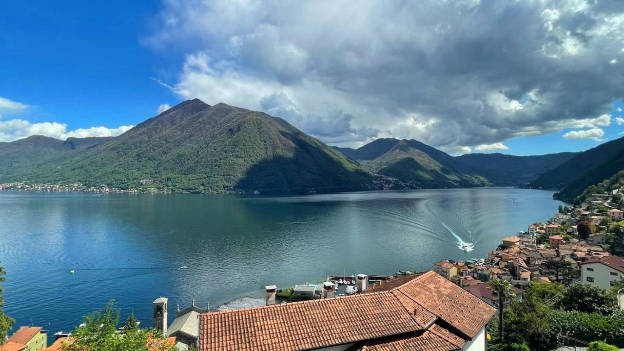 Lake View Apartment Argegno Bagian luar foto