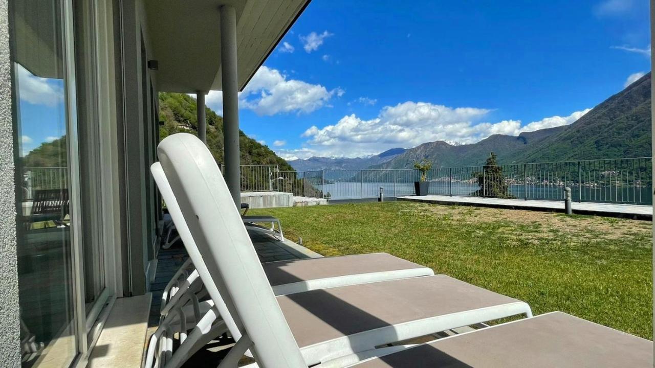 Lake View Apartment Argegno Bagian luar foto