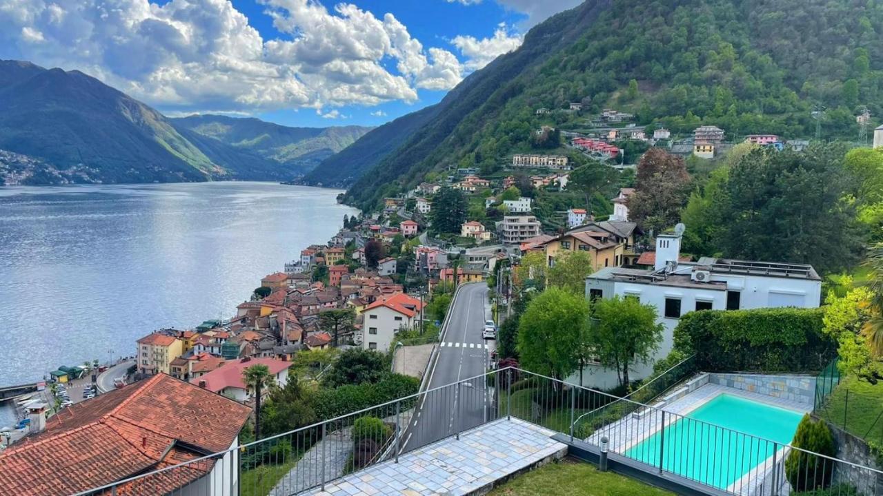 Lake View Apartment Argegno Bagian luar foto